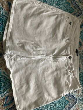 Dear John White Denim Cutoff Shorts